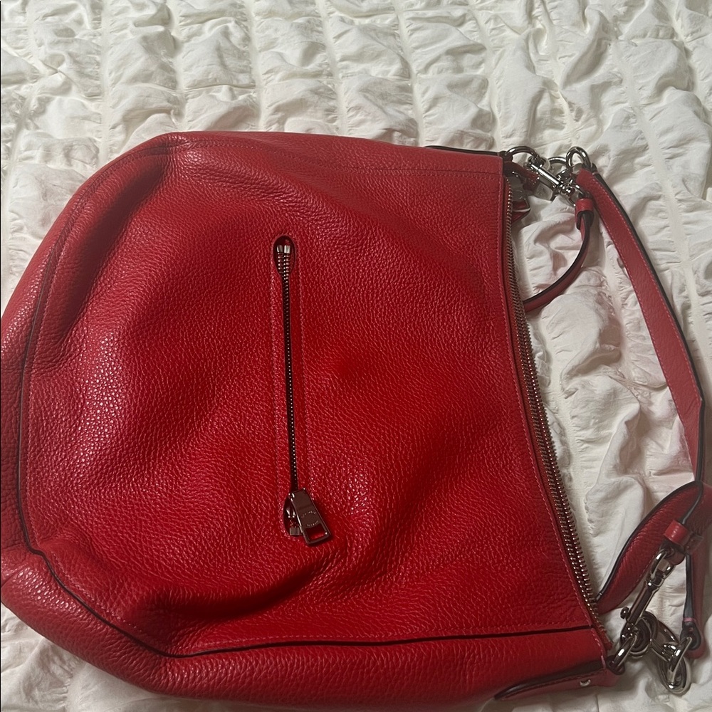 Coach Cherry Red Leather Hobo Bag - Picture 5 of 6